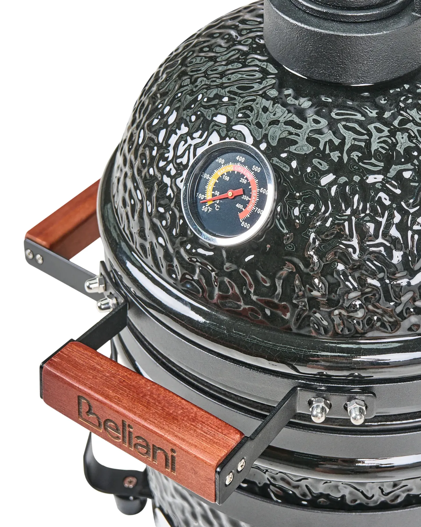 Mini grill węglowy KAMADO Ceramika Czarny