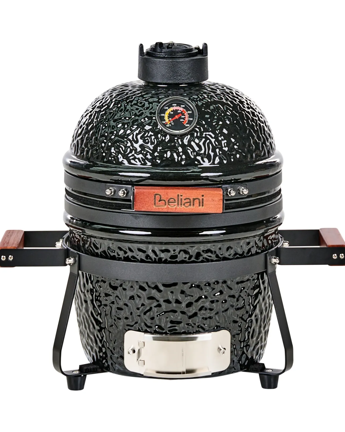 Mini grill węglowy KAMADO Ceramika Czarny