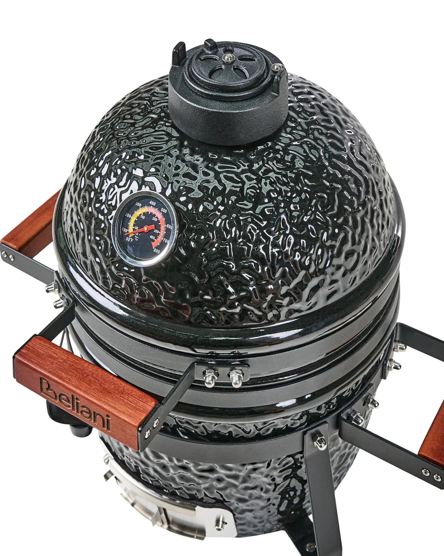 Mini grill węglowy KAMADO Ceramika Czarny