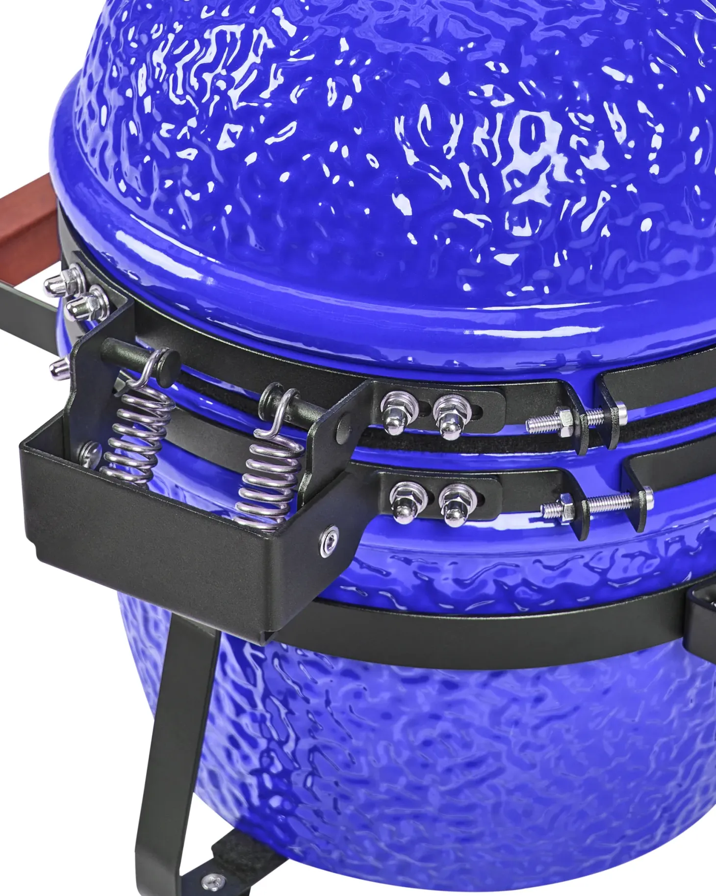 Mini grill węglowy KAMADO Ceramika Niebieski