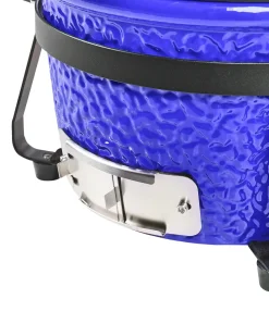 Mini grill węglowy KAMADO Ceramika Niebieski