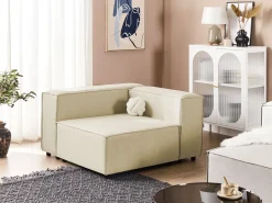 Discount APRICA Beżowy Len syntetyczny Sofy Modułowe|Kolekcje Sof
