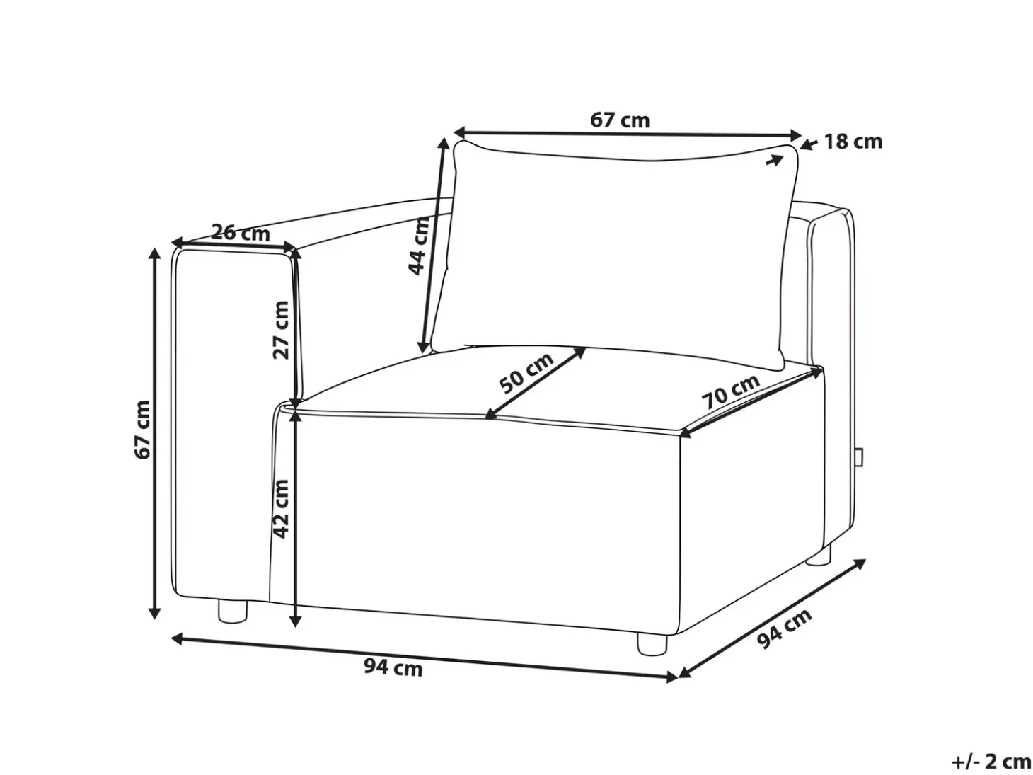 Discount AXEBO Złamana biel Boucle Sofy Modułowe|Kolekcje Sof
