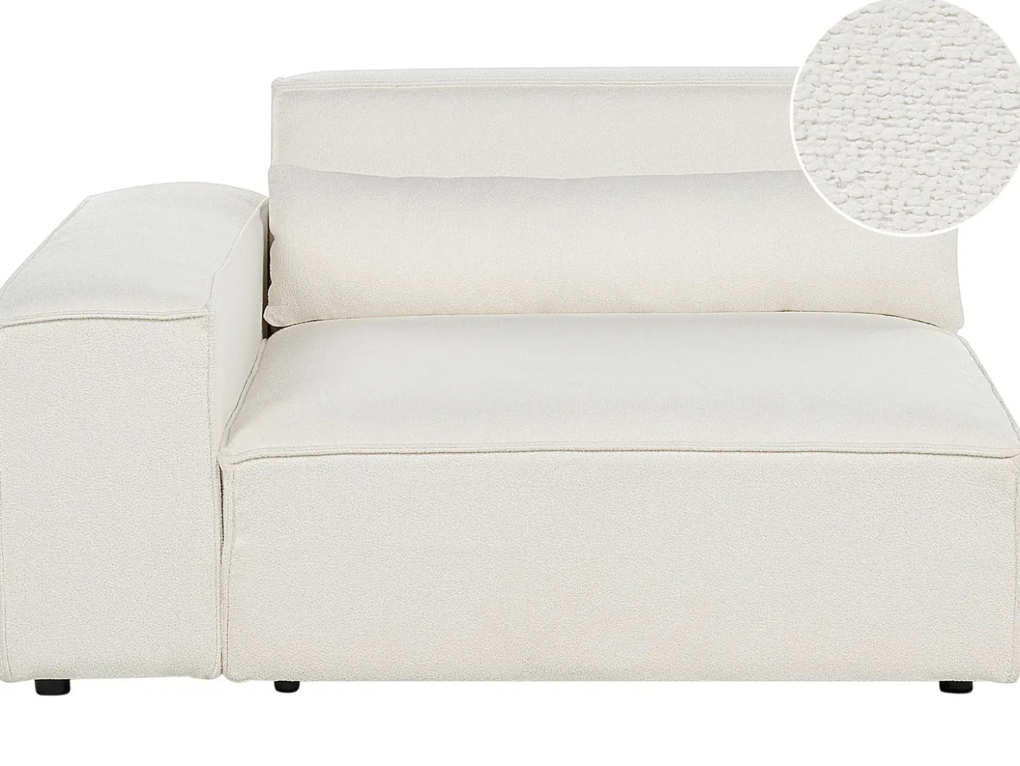 Outlet Moduł narożny HELLNAR Złamana biel Boucle Sofy Modułowe|Kolekcje Sof