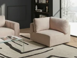 Sale Moduł narożny KIVVIK Prawostronny Boucle Sofy Modułowe|Kolekcje Sof