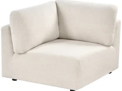 Outlet KIVVIK Złamana biel Boucle Sofy Modułowe|Kolekcje Sof