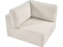 Outlet KIVVIK Złamana biel Boucle Sofy Modułowe|Kolekcje Sof