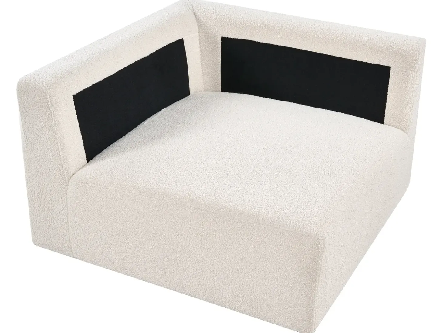 Outlet KIVVIK Złamana biel Boucle Sofy Modułowe|Kolekcje Sof