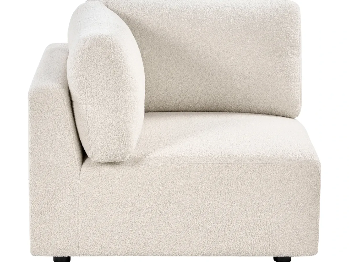 Outlet KIVVIK Złamana biel Boucle Sofy Modułowe|Kolekcje Sof