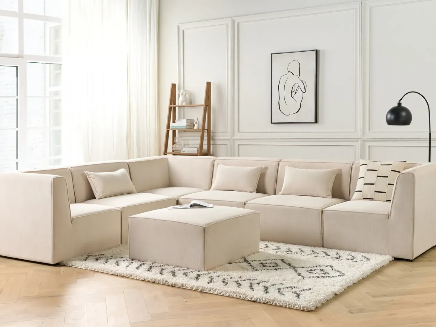 Clearance LEMVIG Jasno Sztruks Sofy Modułowe|Kolekcje Sof