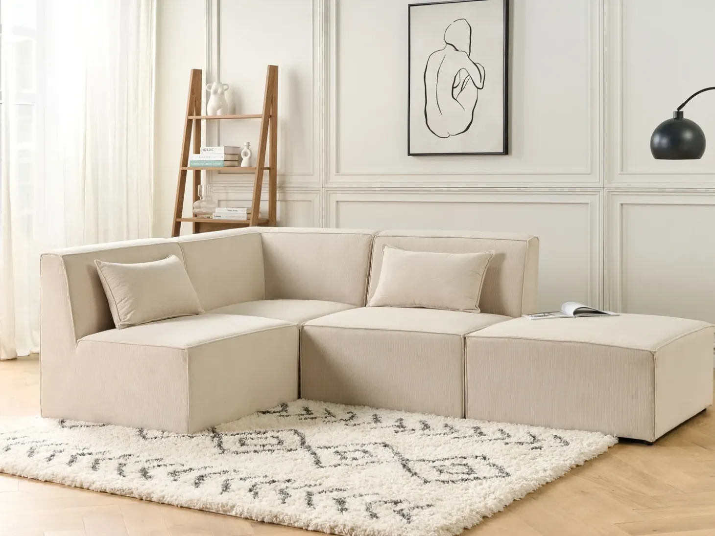 Clearance LEMVIG Jasno Sztruks Sofy Modułowe|Kolekcje Sof