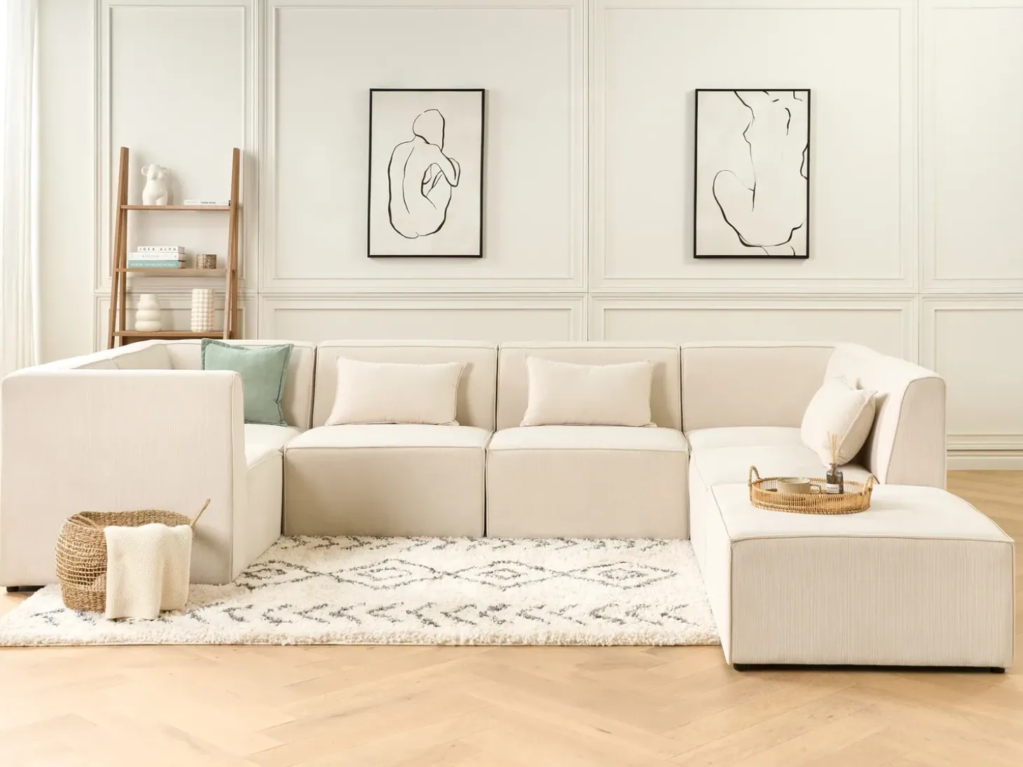 Clearance LEMVIG Jasno Sztruks Sofy Modułowe|Kolekcje Sof