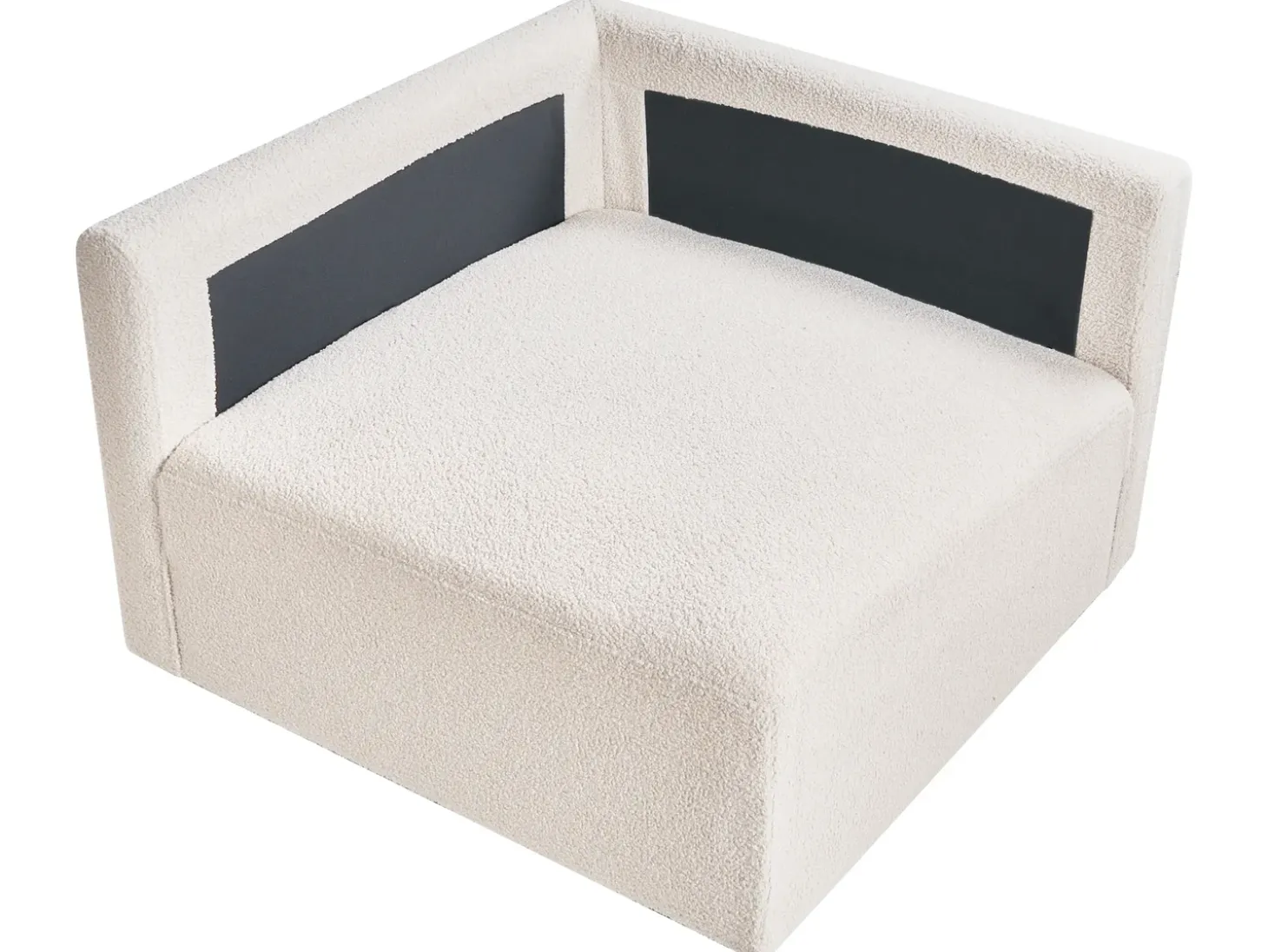 New MESNALI Złamana biel Boucle Sofy Modułowe|Kolekcje Sof
