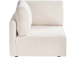New MESNALI Złamana biel Boucle Sofy Modułowe|Kolekcje Sof
