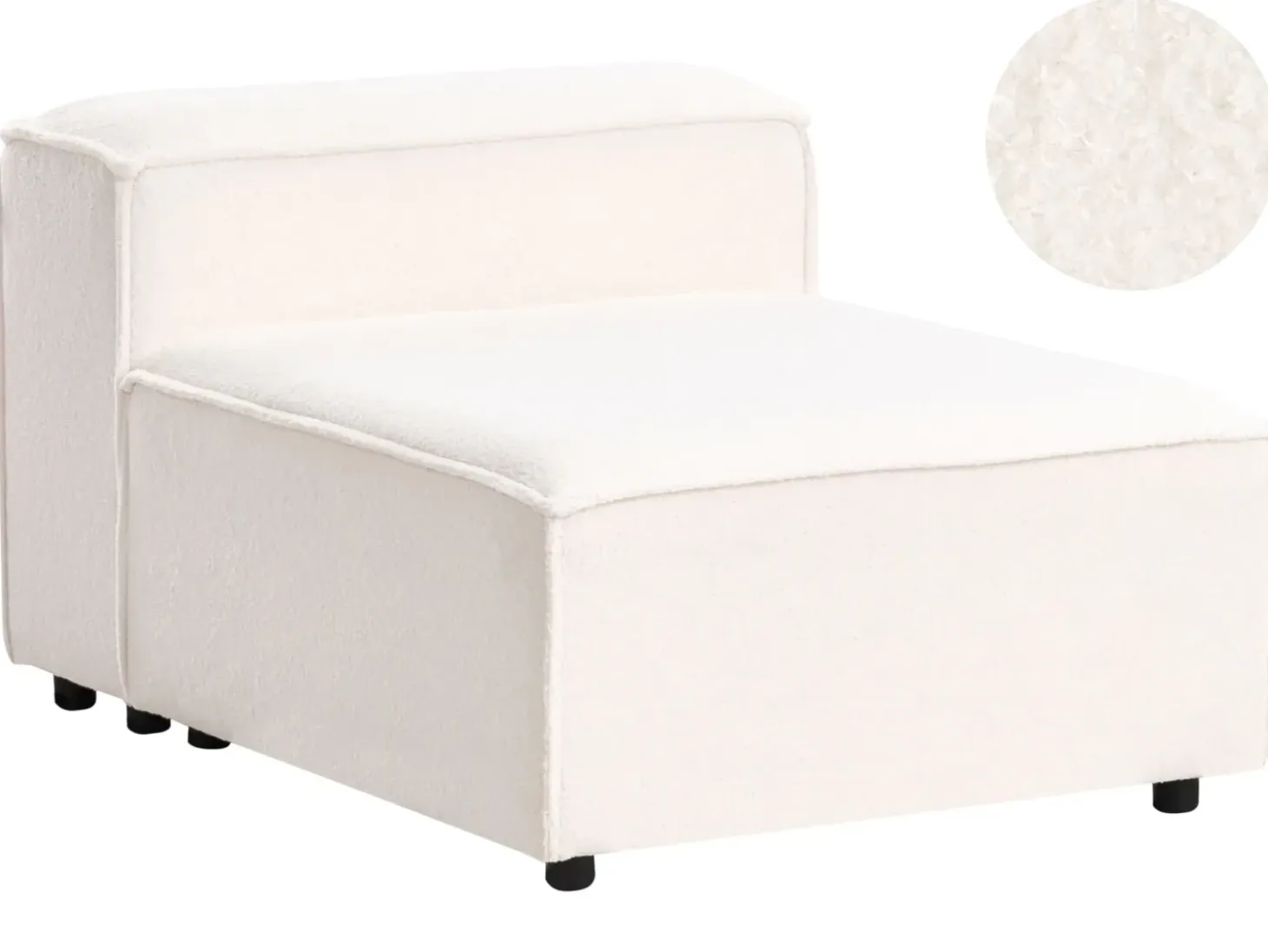 Clearance ARDAL Złamana biel Boucle Sofy Modułowe|Kolekcje Sof