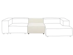 Clearance ARDAL Złamana biel Boucle Sofy Modułowe|Kolekcje Sof
