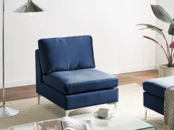 Outlet EVJA Granatowy Welur Sofy Modułowe|Kolekcje Sof