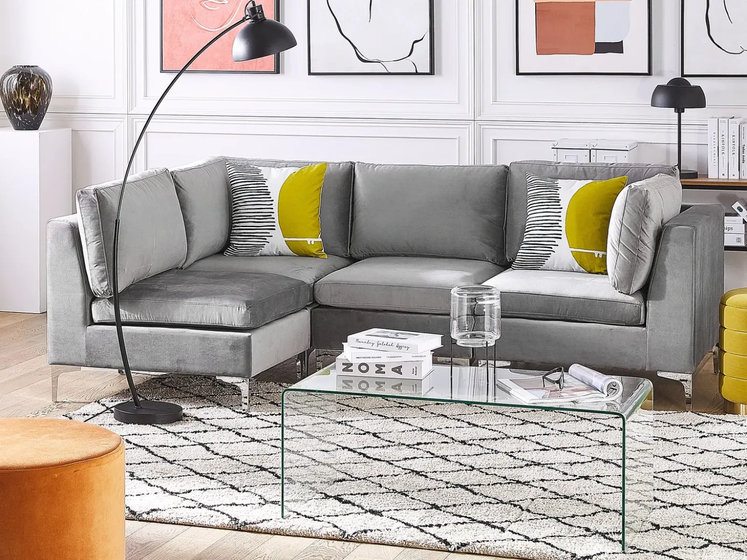 Outlet EVJA Welur Sofy Modułowe|Kolekcje Sof