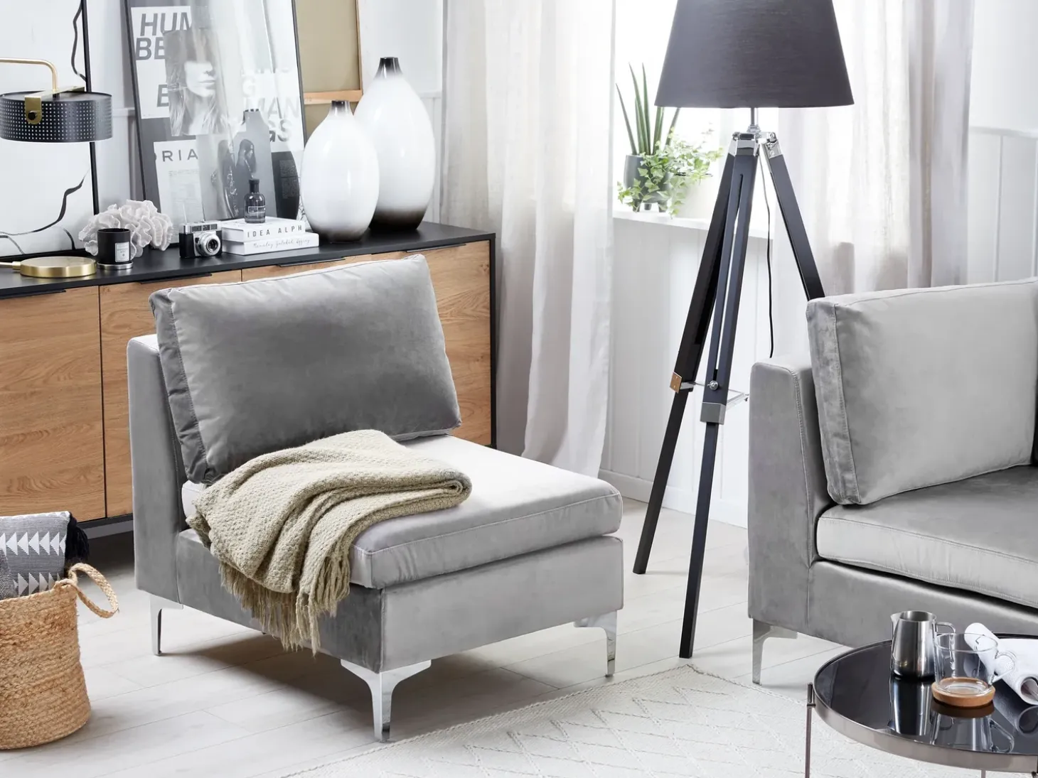 Outlet EVJA Welur Sofy Modułowe|Kolekcje Sof