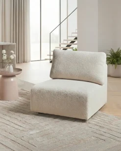 New KIVVIK Złamana biel Boucle Sofy Modułowe|Kolekcje Sof