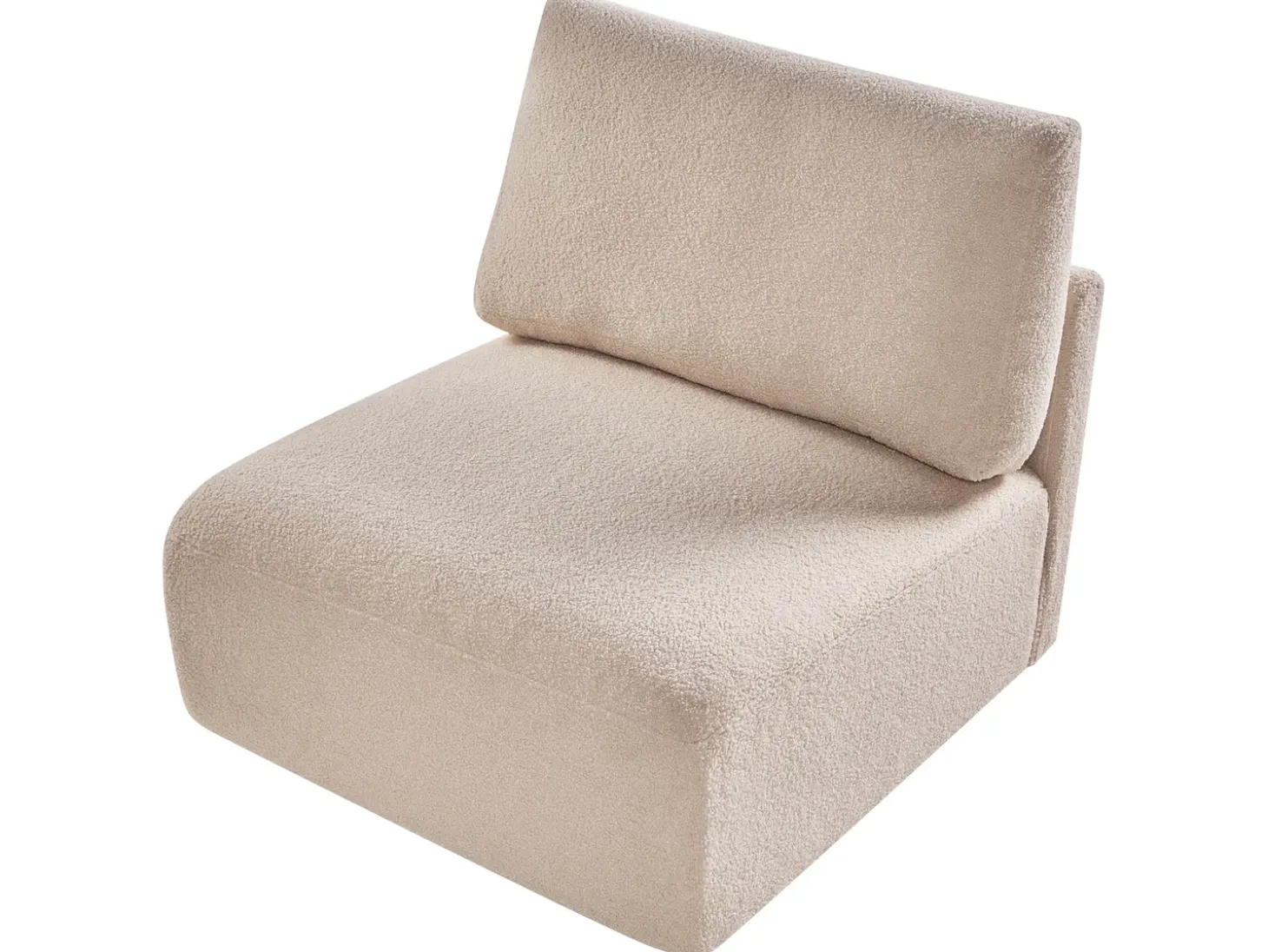Outlet MESNALI Beżowy Boucle Sofy Modułowe|Kolekcje Sof