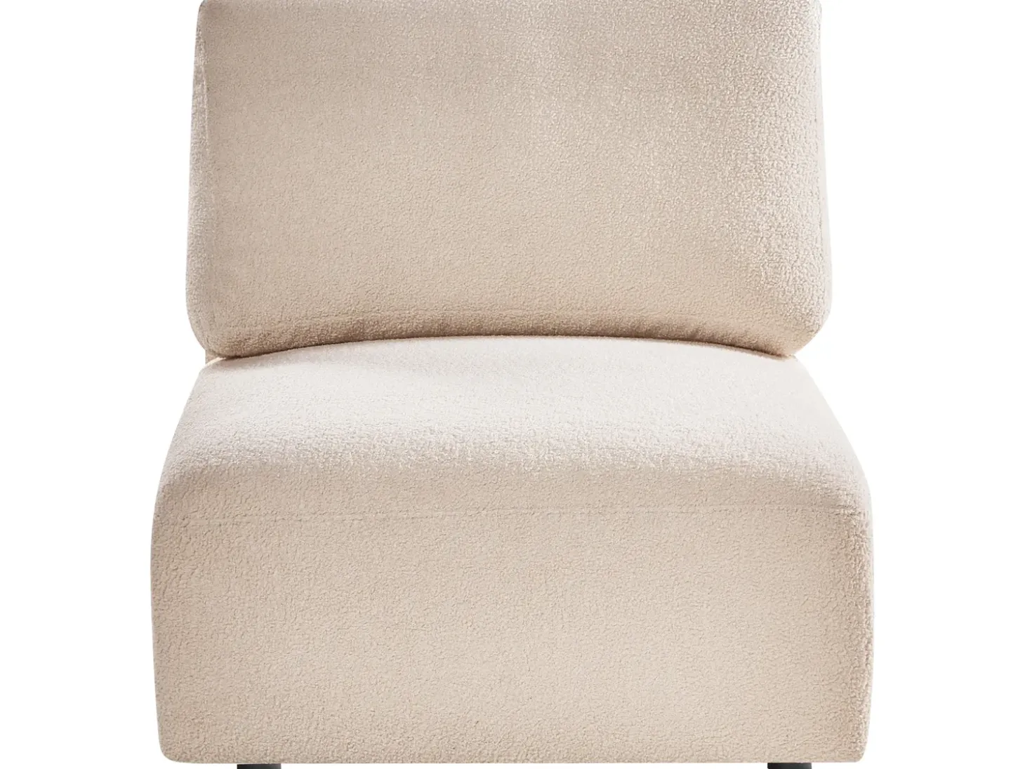 Outlet MESNALI Beżowy Boucle Sofy Modułowe|Kolekcje Sof