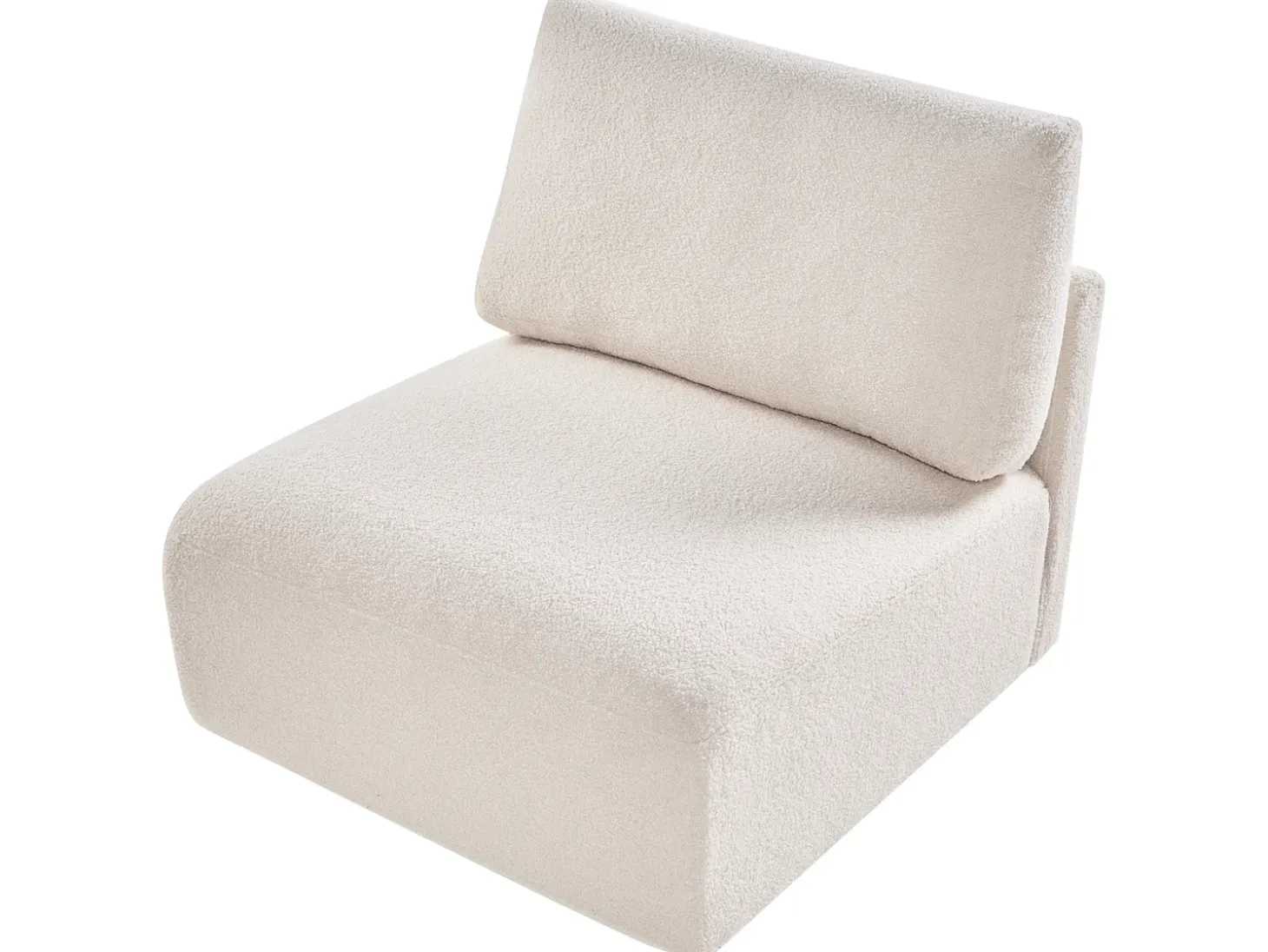 Outlet MESNALI Złamana biel Boucle Sofy Modułowe|Kolekcje Sof