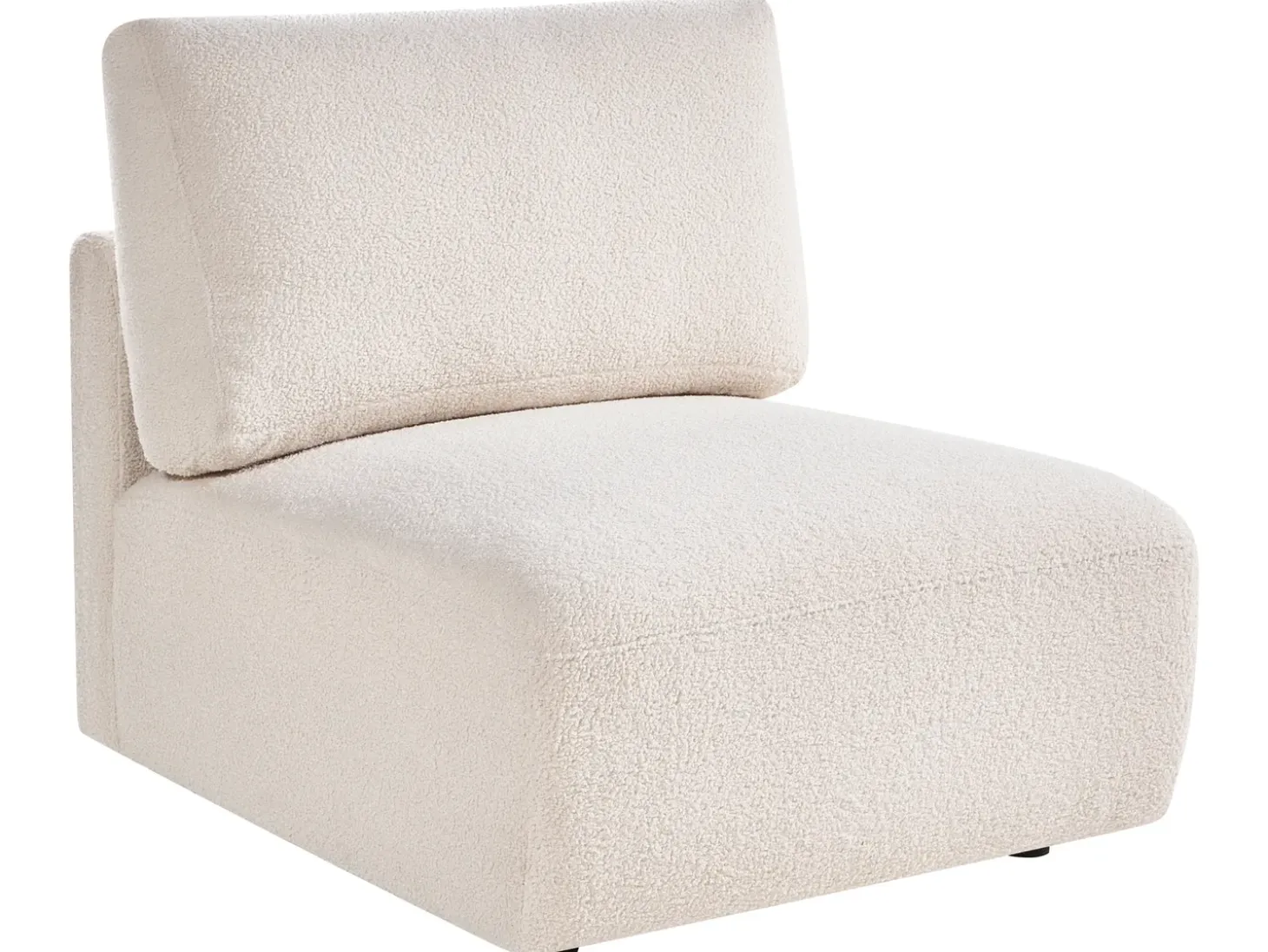 Outlet MESNALI Złamana biel Boucle Sofy Modułowe|Kolekcje Sof
