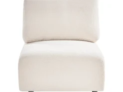 Outlet MESNALI Złamana biel Boucle Sofy Modułowe|Kolekcje Sof
