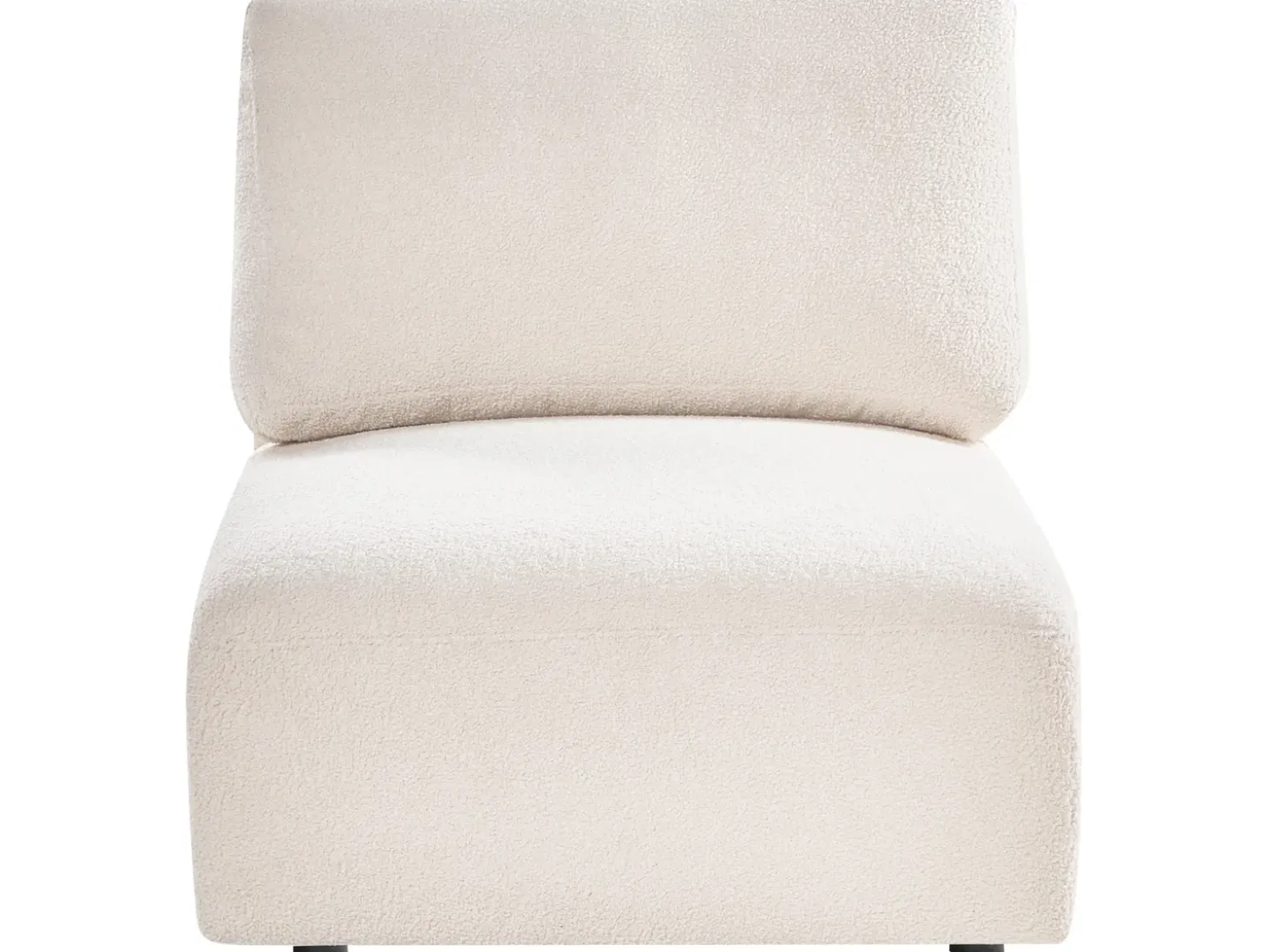 Outlet MESNALI Złamana biel Boucle Sofy Modułowe|Kolekcje Sof
