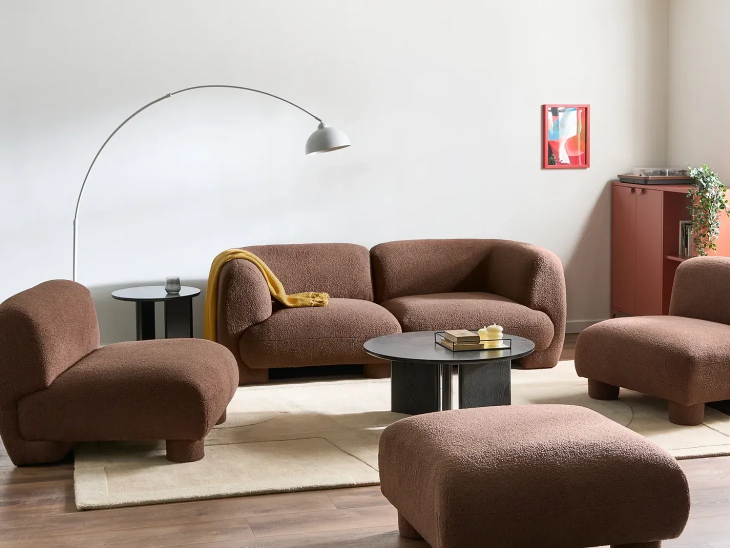 Outlet MJALBI Boucle Sofy Modułowe|Kolekcje Sof