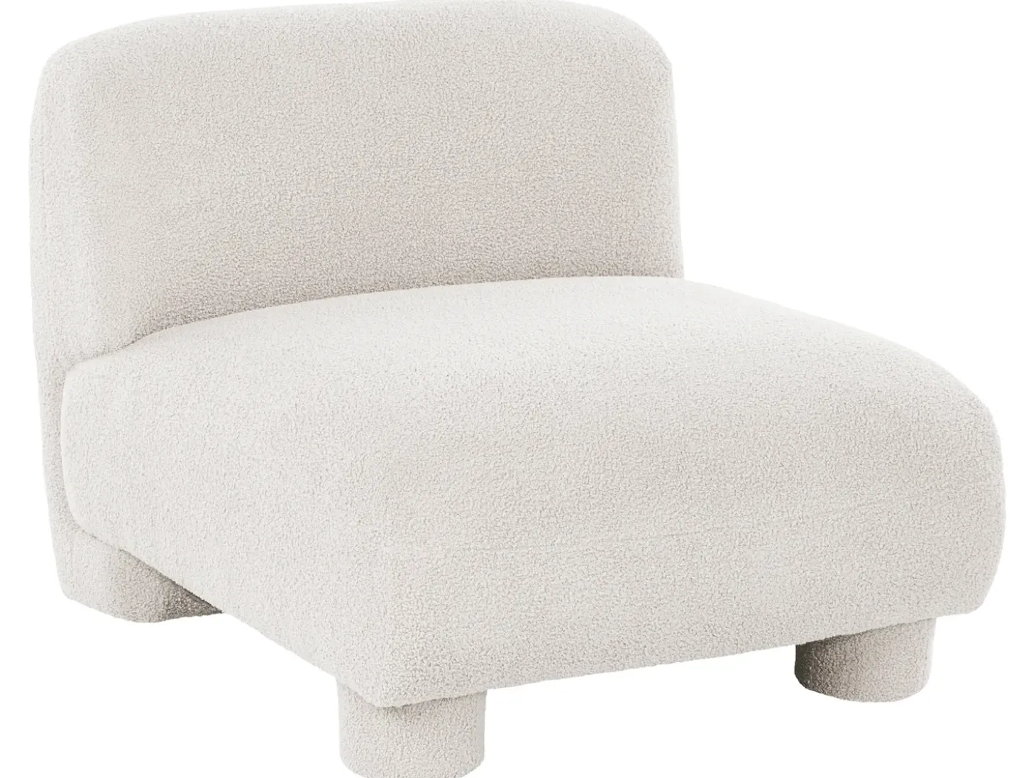 Outlet MJALBI Złamana biel Boucle Sofy Modułowe|Kolekcje Sof