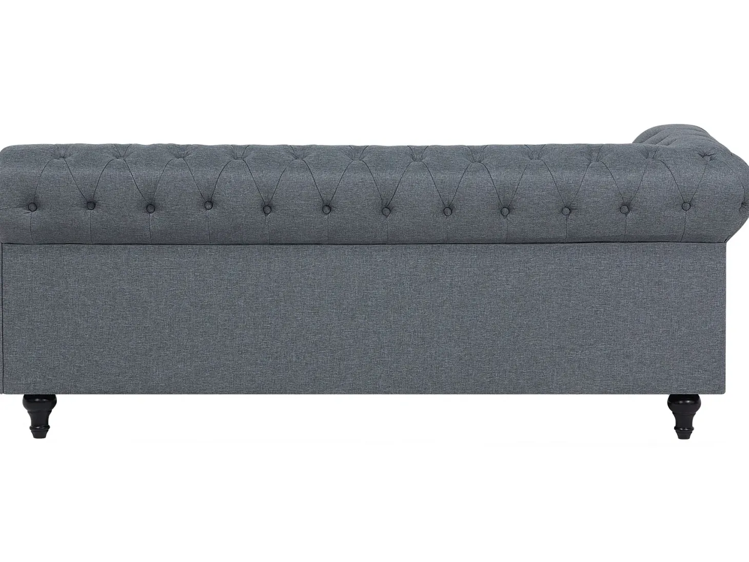 Narożnik dla 6 osób CHESTERFIELD Szary Lewostronny