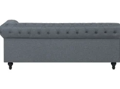 Narożnik dla 6 osób CHESTERFIELD Szary Prawostronny