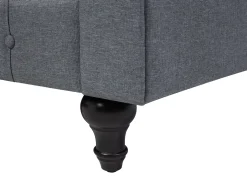 Narożnik dla 6 osób CHESTERFIELD Szary Prawostronny