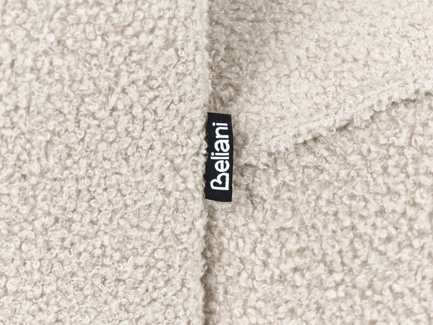 Narożnik dla 3 osób FAABORG Boucle Beżowy Lewostronny