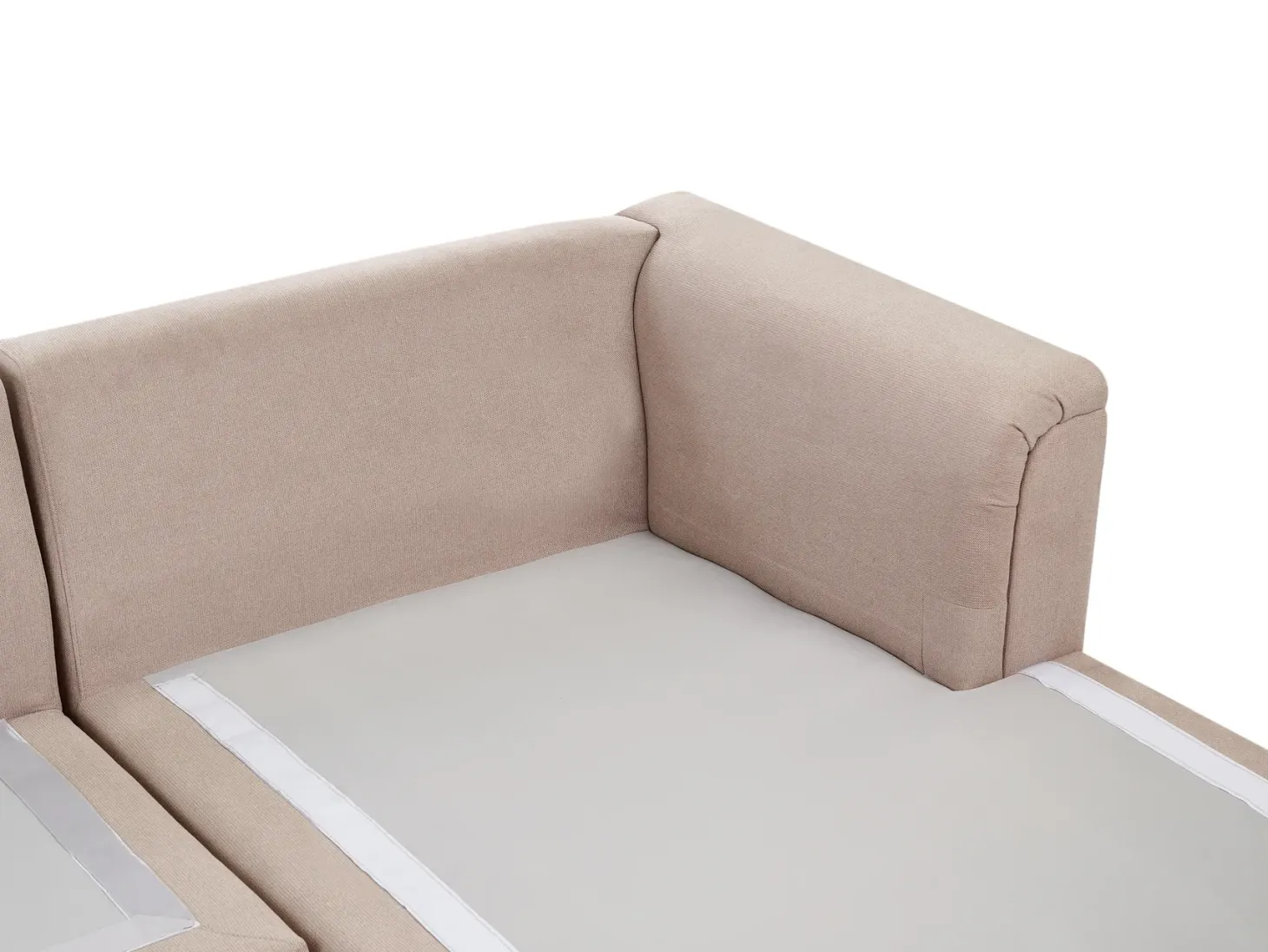 Narożnik dla 4 osób KOHLO Beżowoszary Lewostronny