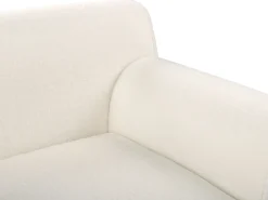 Narożnik dla 3 osób SIMOS Boucle Biały Lewostronny