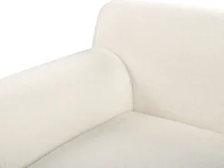 Narożnik dla 3 osób SIMOS Boucle Biały Prawostronny