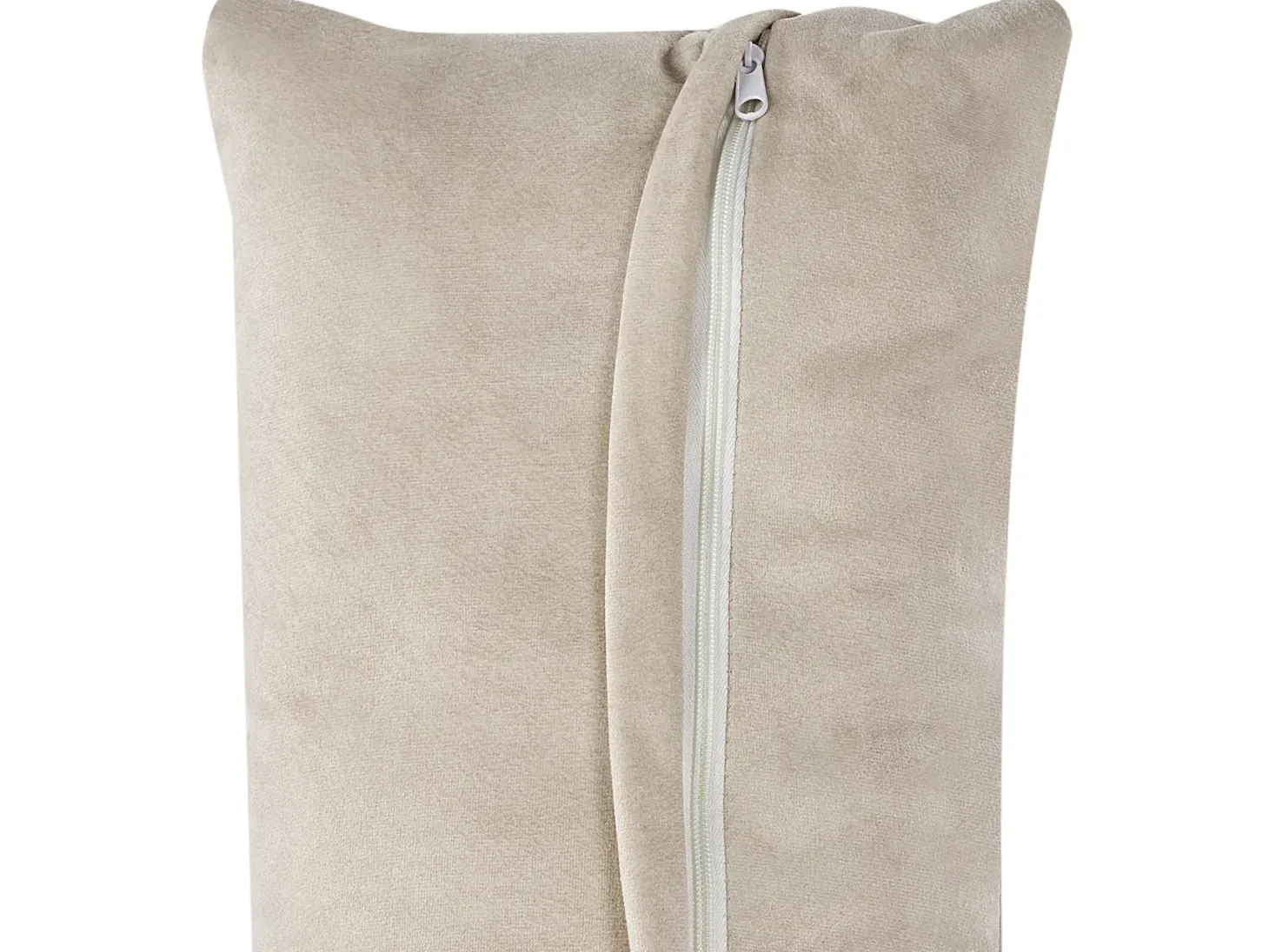 Narożnik modułowy dla 4 osób HELLNAR Lewostronny Jasnobeżowy Welur