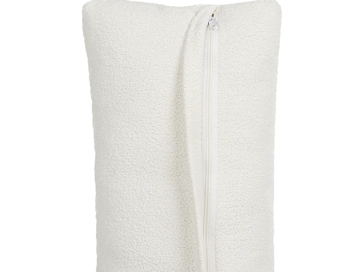 Narożnik modułowy dla 3 osób HELLNAR Prawostronny Złamana biel Boucle z otomaną