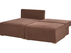 Narożnik modułowy NERBO Boucle Brązowy Prawostronny