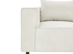 Outlet Narożnik modułowy w kształcie U dla 8 osób AXEBO Złamana biel Boucle Sofy Tapicerowane|Sofy Modułowe
