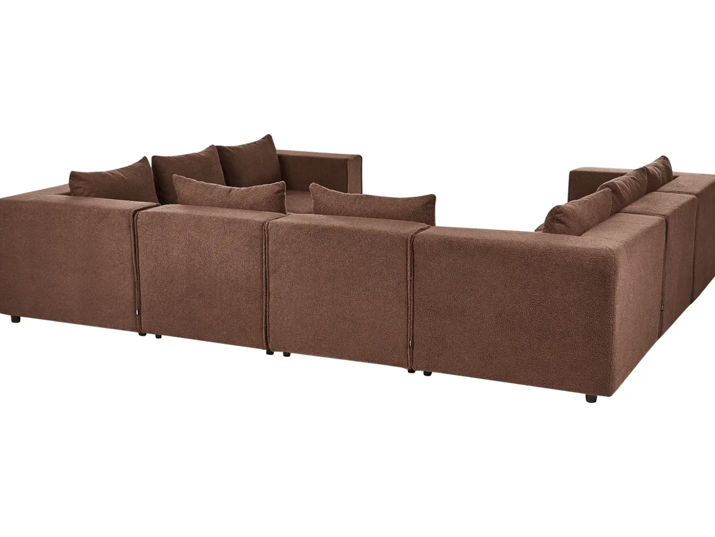 Clearance Narożnik modułowy w kształcie U dla 8 osób AXEBO Boucle Sofy Tapicerowane|Sofy Modułowe