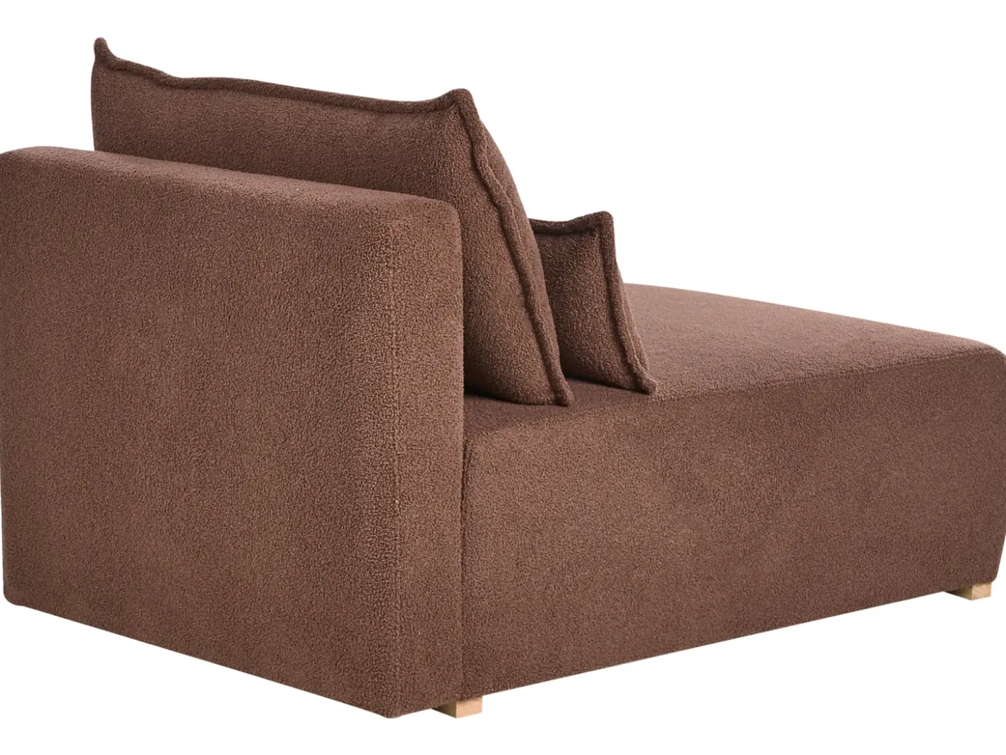 Outlet Narożnik modułowy w kształcie U NERBO Boucle Sofy Tapicerowane|Sofy Modułowe