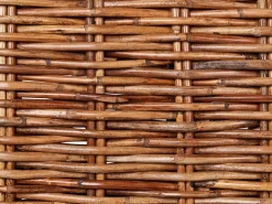 Narożnik ogrodowy dla 3 osób BRIATICO Lewostronny Rattan Naturalny