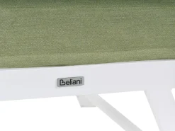 Narożnik ogrodowy ze stolikiem dla 5 osób COCCORINO Zielony Metal