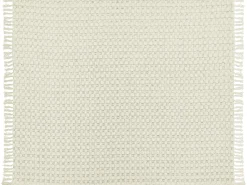Narzuta na łóżko BERE Bawełna 220 x 240 cm Złamana biel