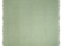 Narzuta na łóżko BERE Bawełna 220 x 240 cm Zielony