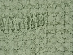 Narzuta na łóżko BERE Bawełna 220 x 240 cm Zielony